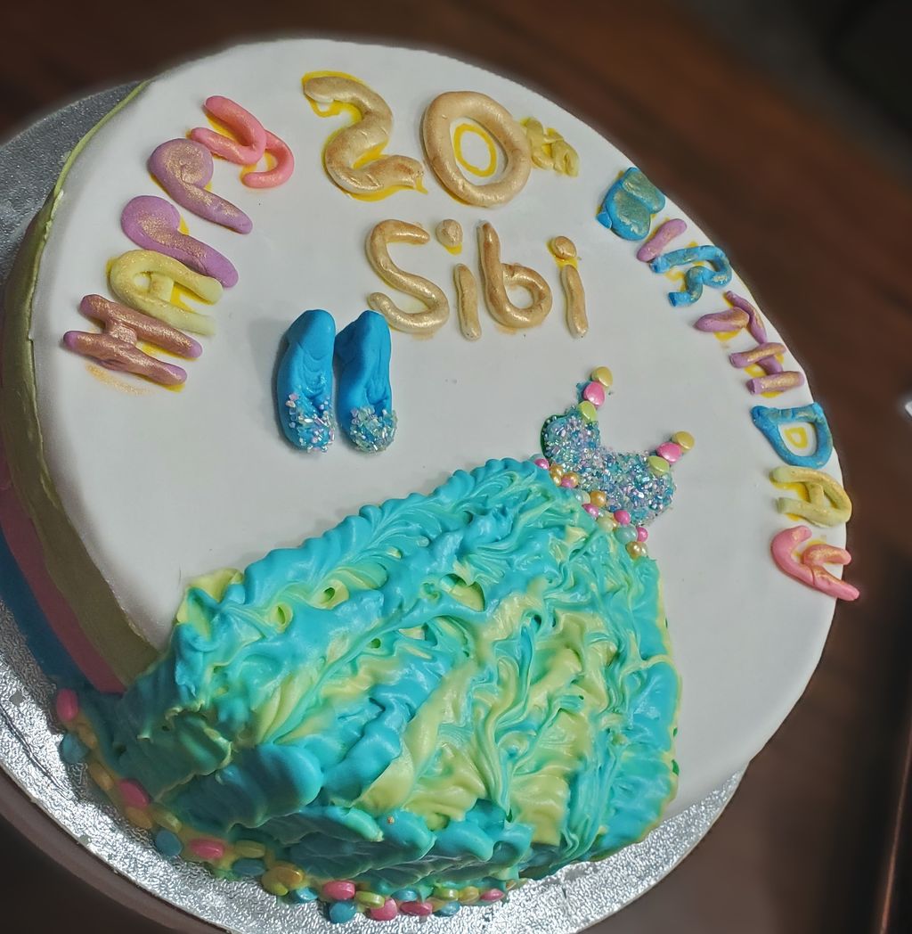 Princess Dress Birthday Cake
