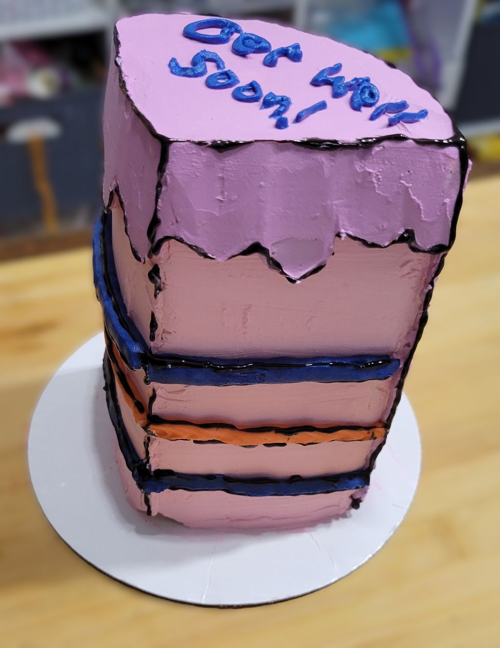 Cartoon Cake - get well soon