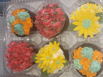 Ombre Orange Buttercream Cupcakes sub image 1