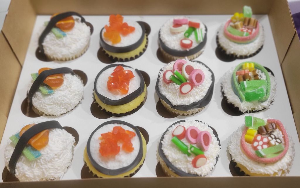 Sushi like cupcakes