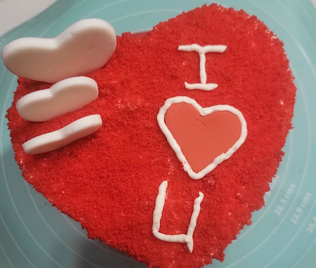 I love u cake