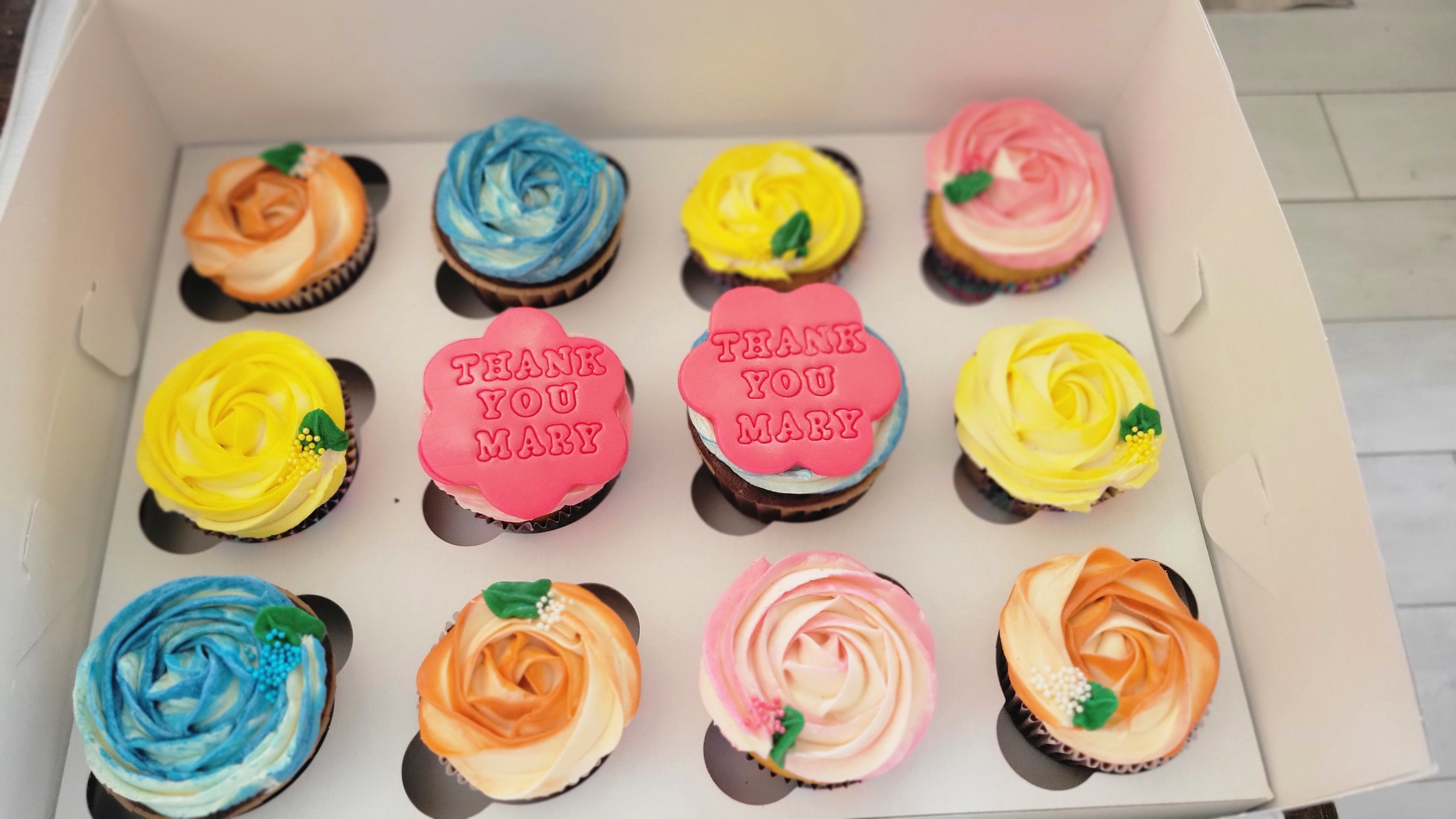 Cupcake Flowers- Pink