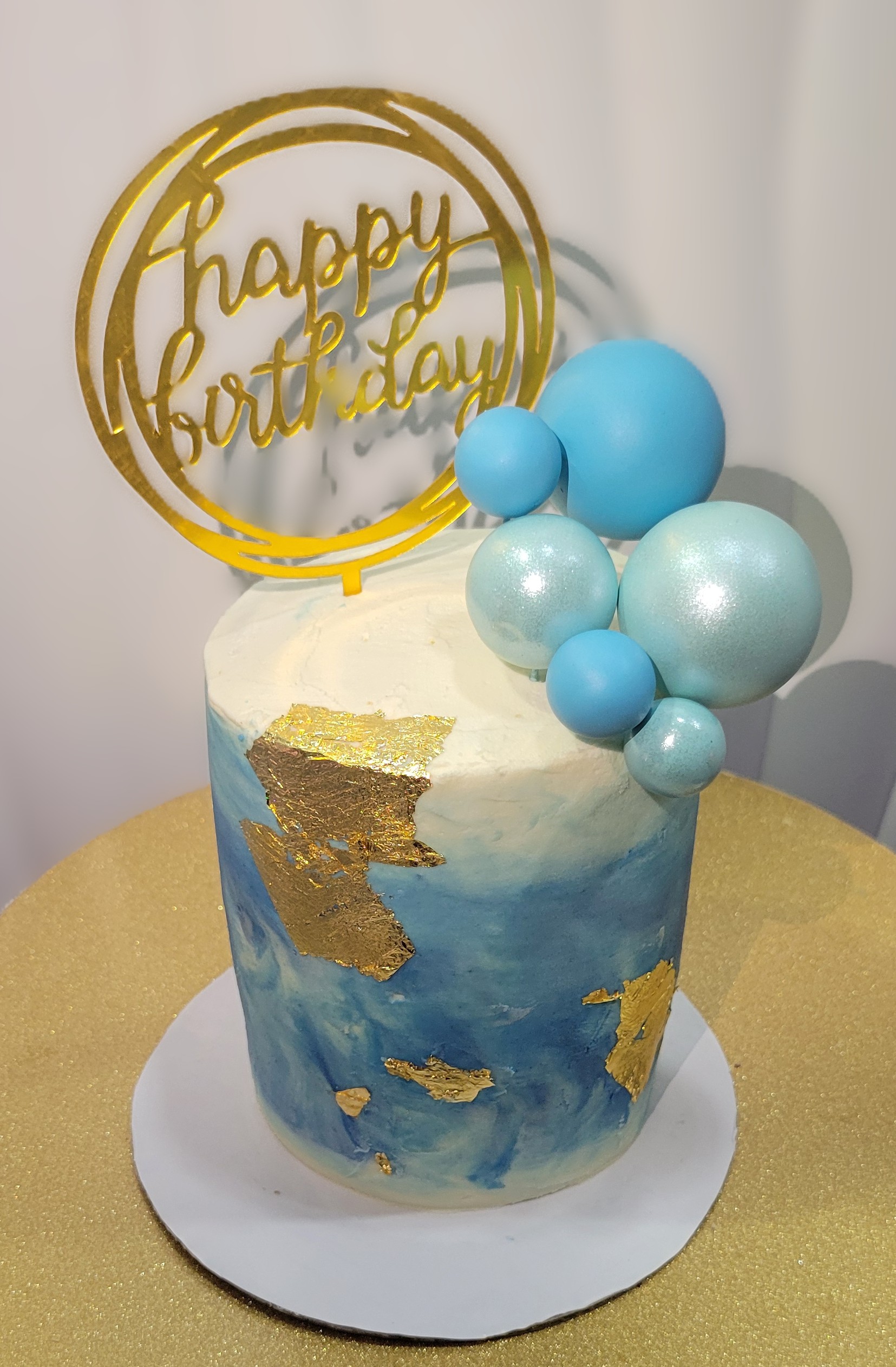 Blue inspired cakes