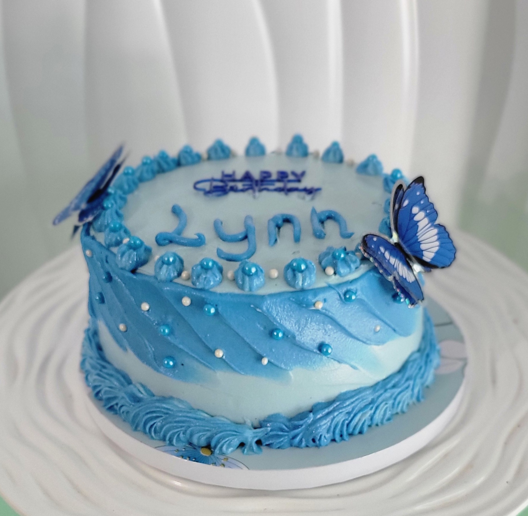 Blue inspired cakes