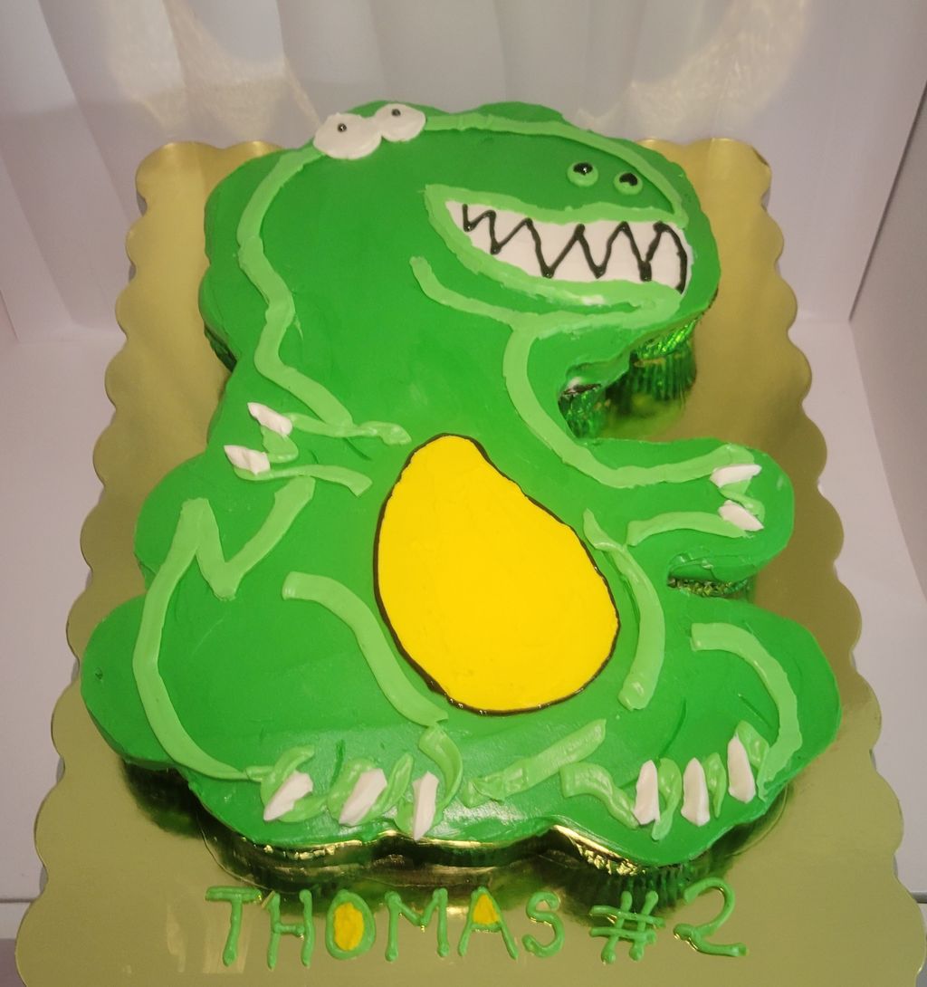 Dinosaur Rex- pull away cake