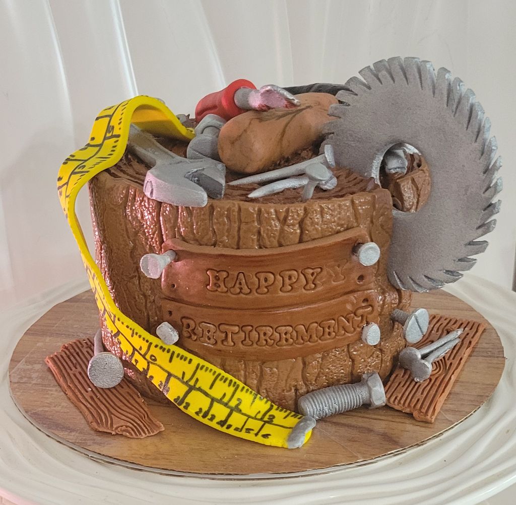 Carpenter’s Retirement Cake