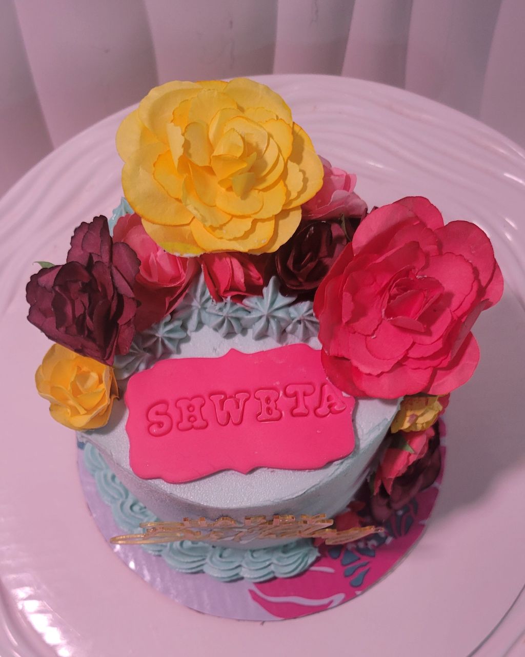 Floral Elegance Cake