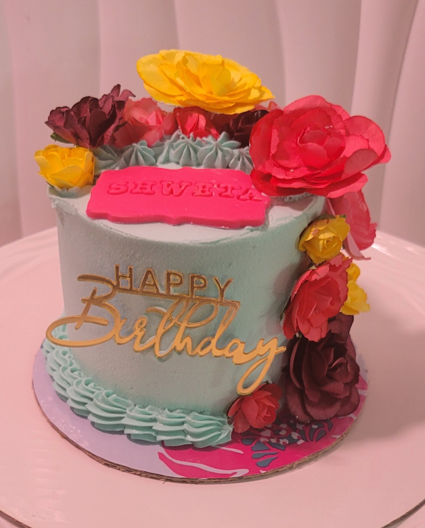 Floral Elegance Cake