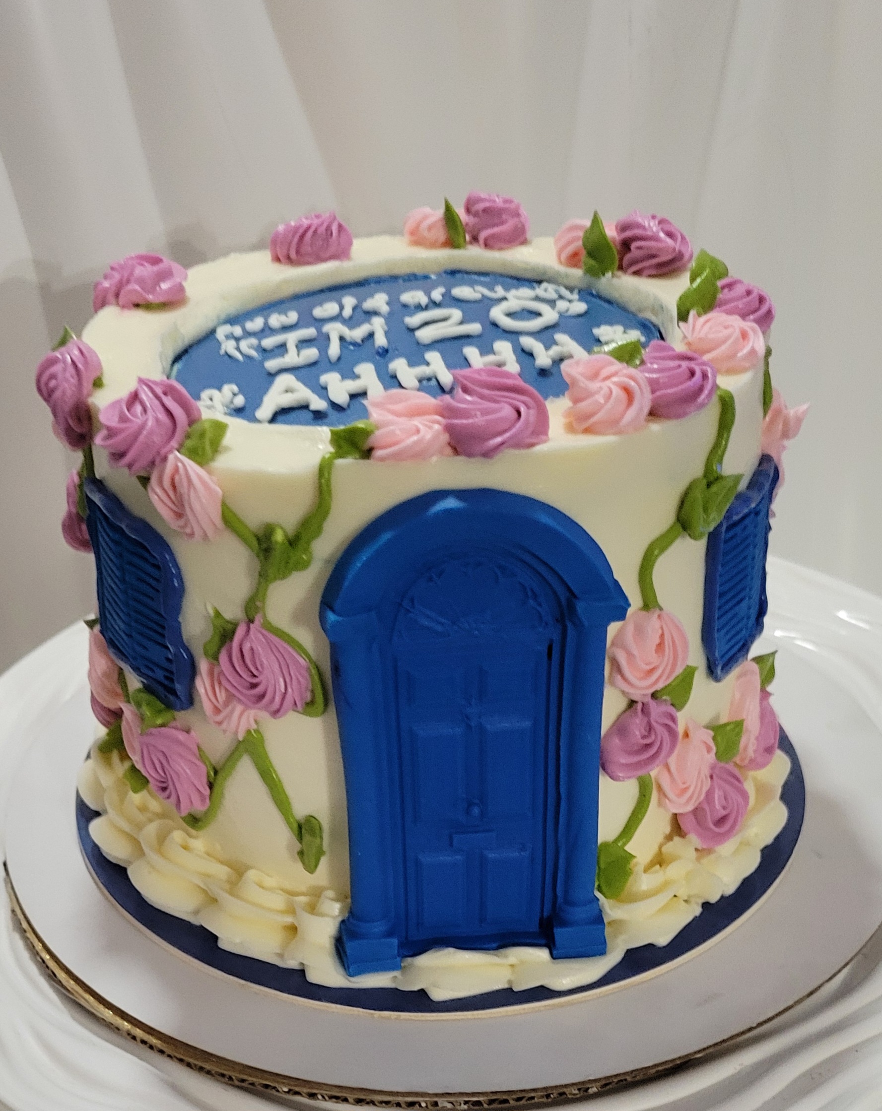 #TwentyAndThriving #CustomCakeMagic #FunnyBirthdayCake”