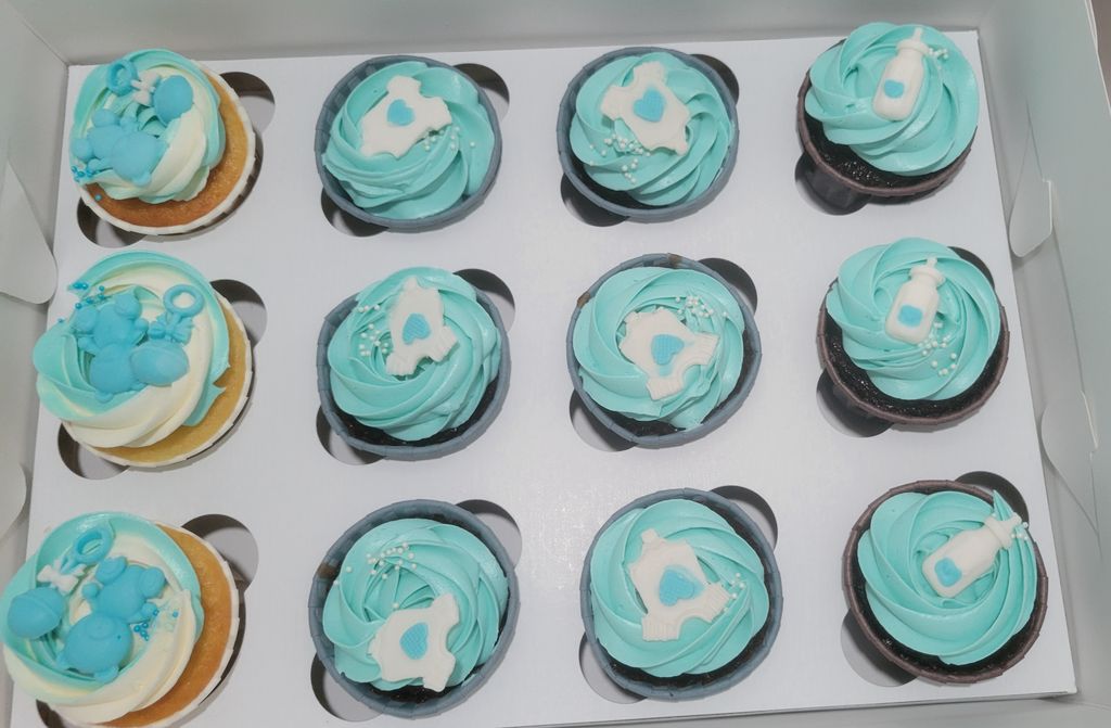 It's a Boy! Baby Shower Cupcakes