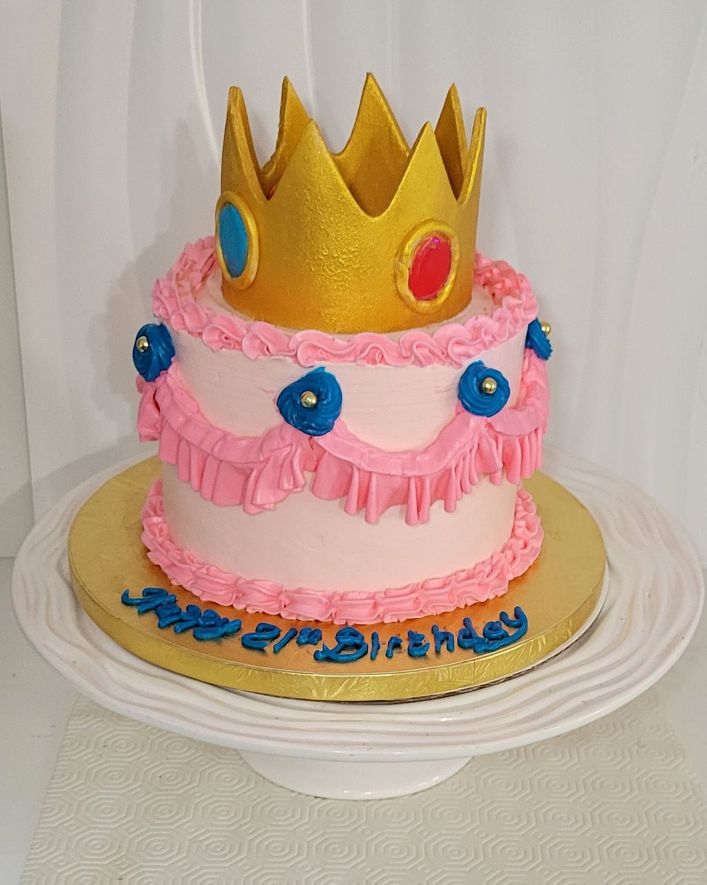 Princess Peach – Super Mario Bros. Cake