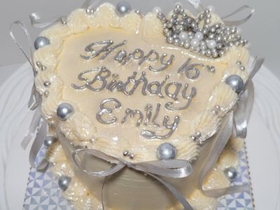 Silver lining - Heart shaped Cake sub image 1