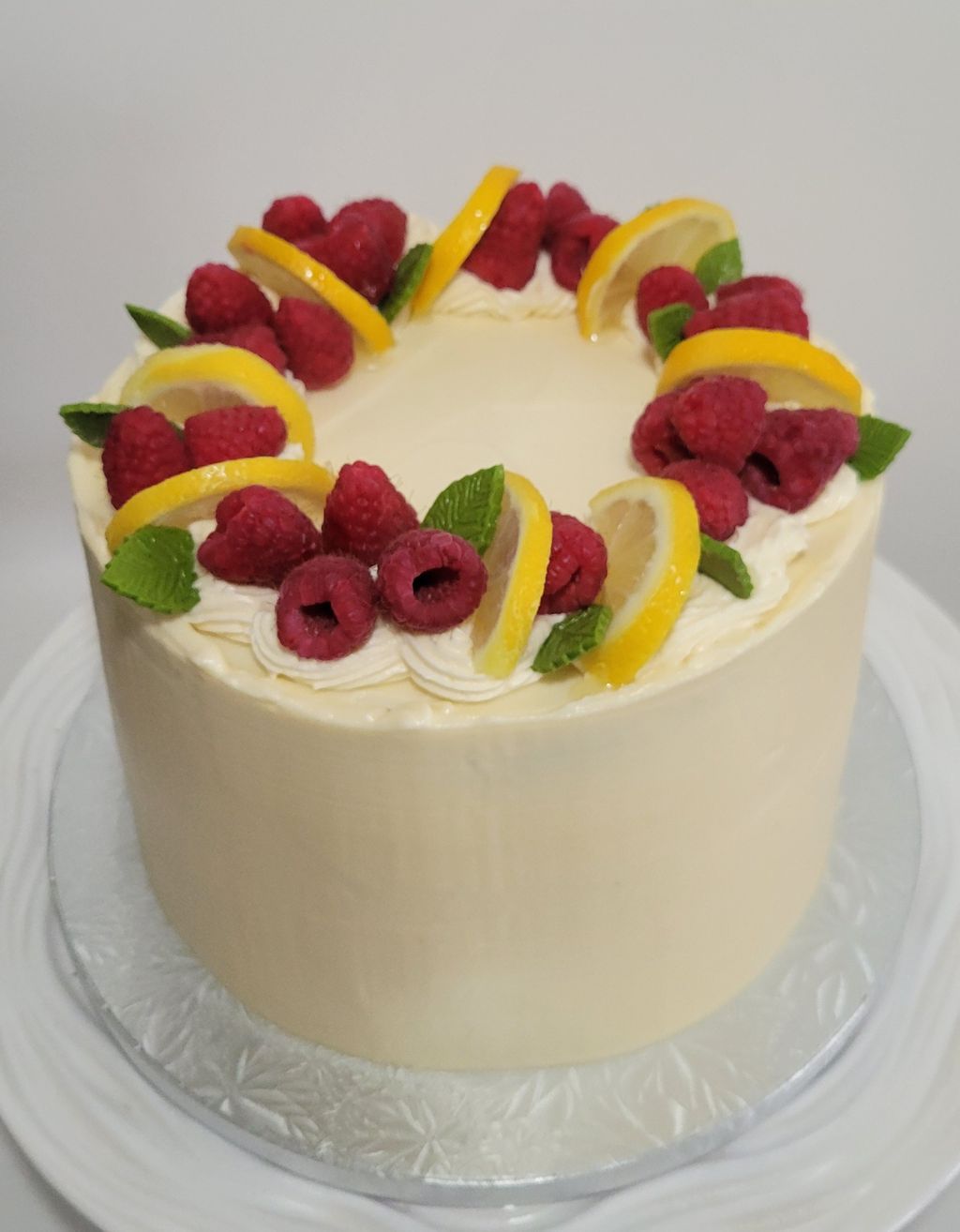Raspberry and Lemon Cake