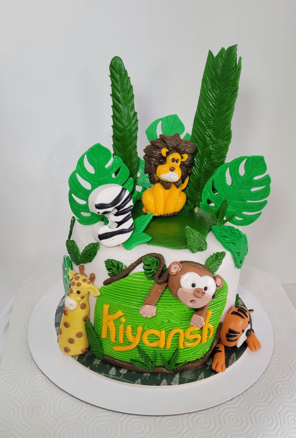Jungle Safari Birthday Cake