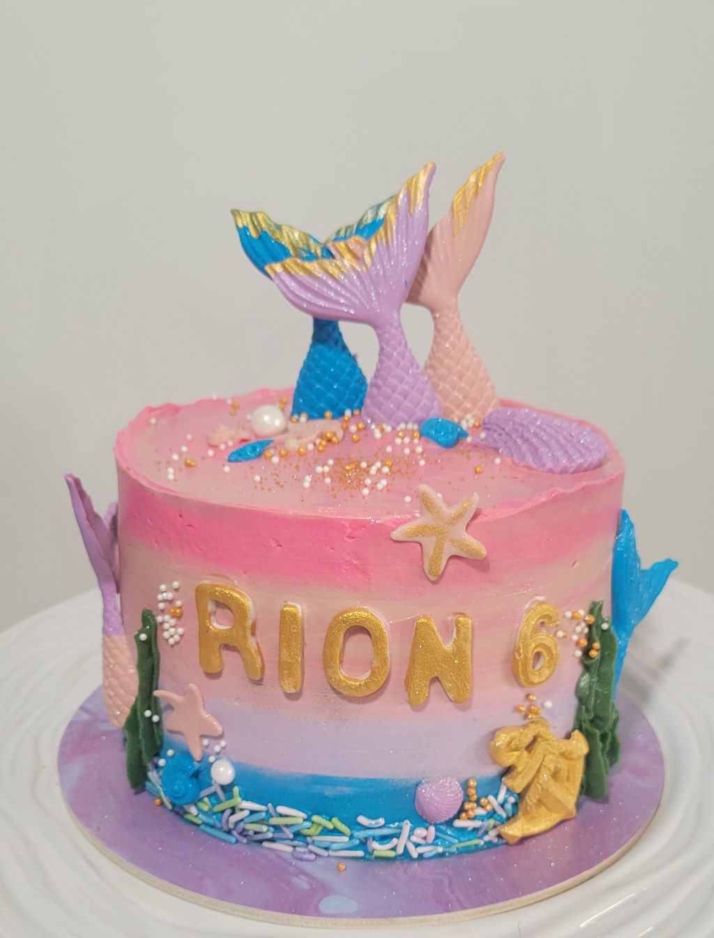 Mermaid Dream Birthday Cake