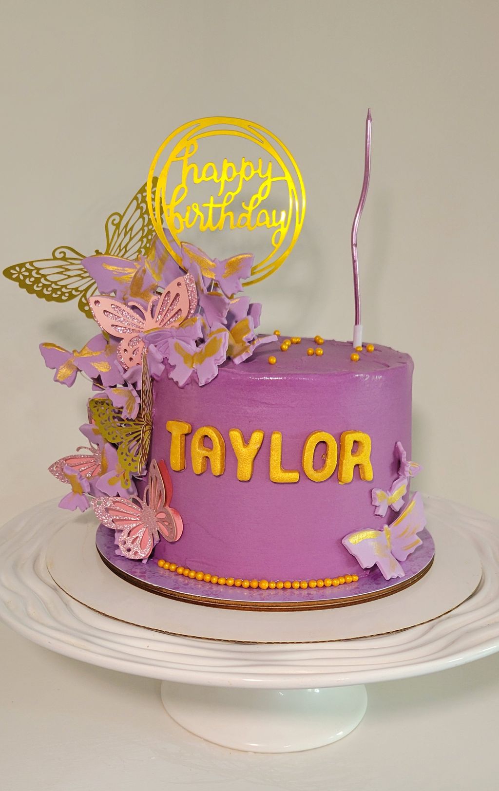 Butterfly Dreams Birthday Cake