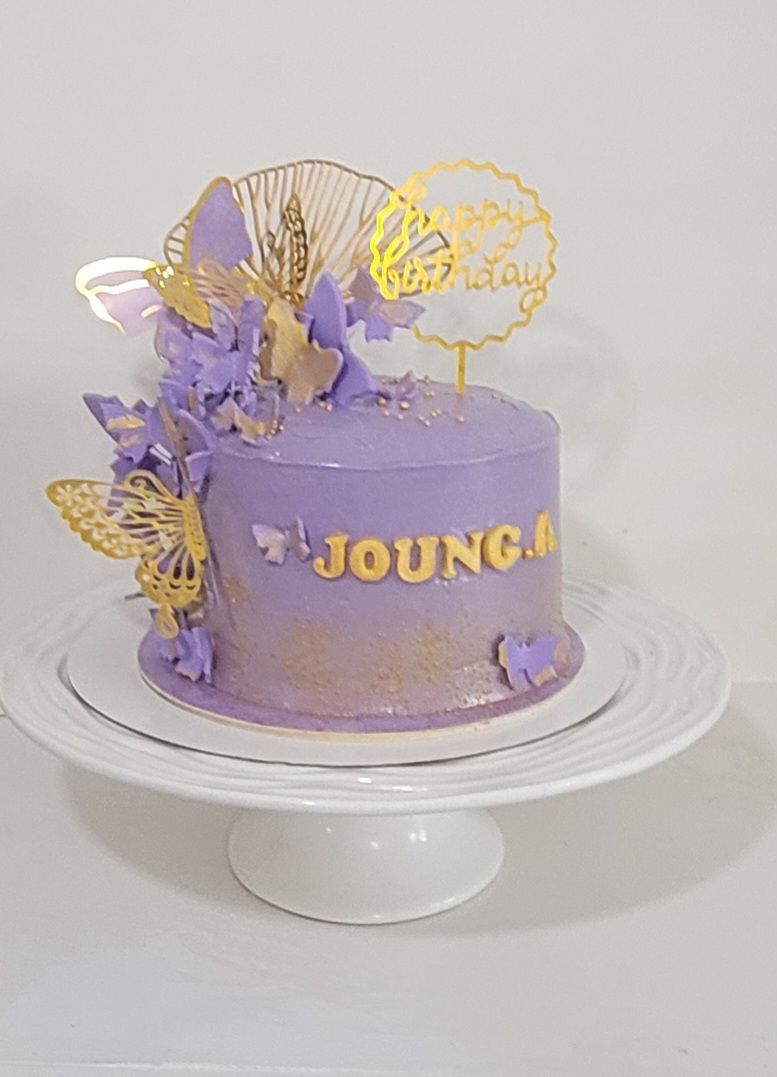 Lavender Butterfly Birthday