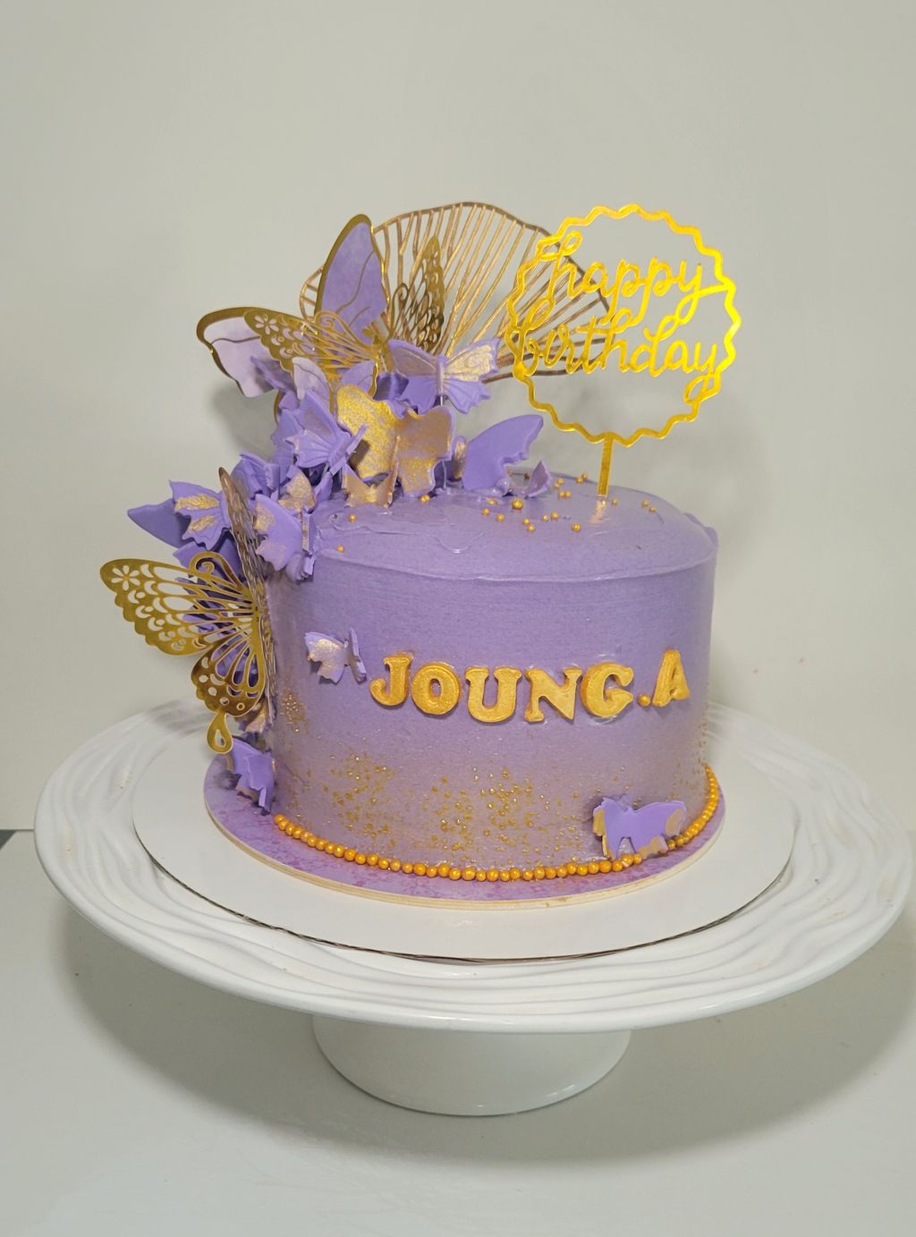 Lavender Butterfly Birthday