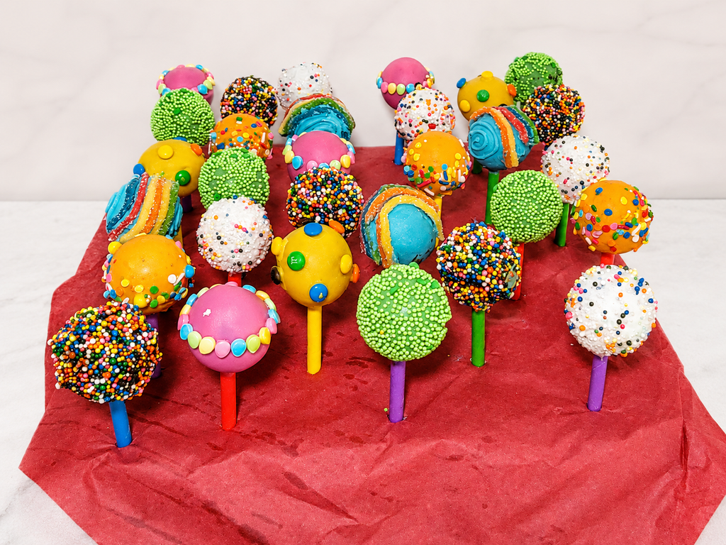 Colorful Cake Pop Garden