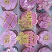 Sweet Sixteen Celebration Cupcakes