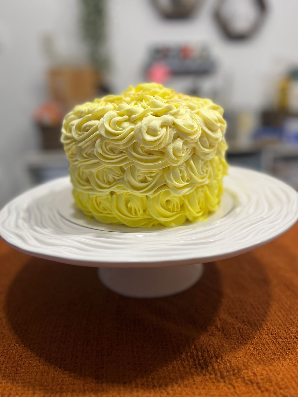 Lemon Frosting Cake