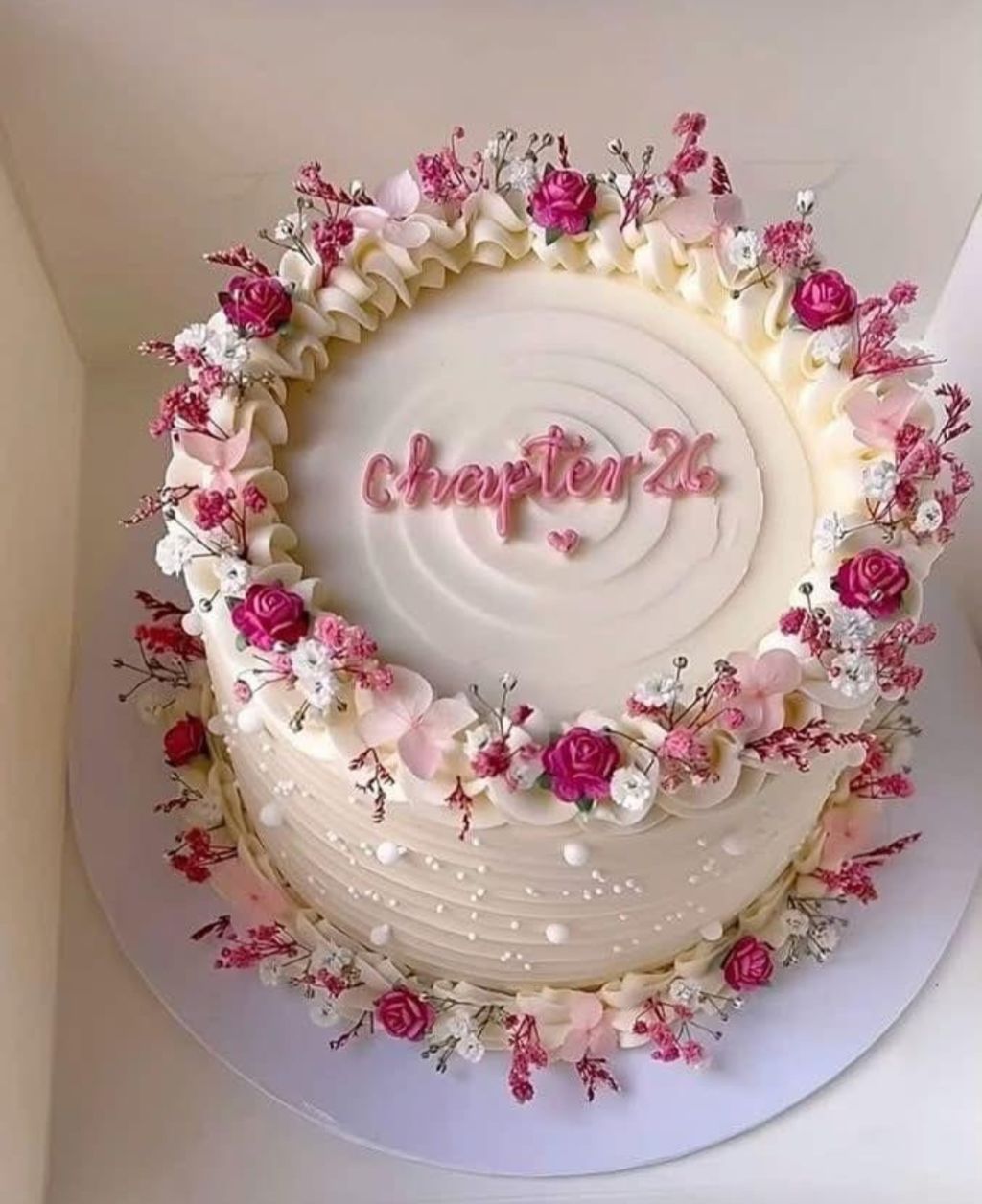 Wildflower Floral Birthday Cake