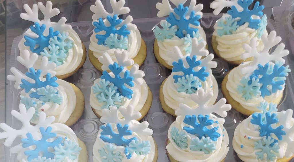 Snowflake Cupcakes